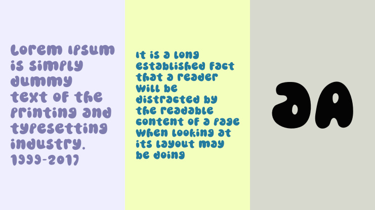 Bubble Stone Font