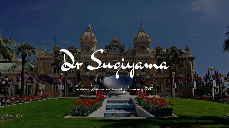 Dr Sugiyama Font