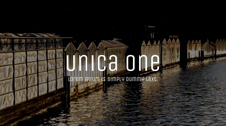Unica One Font Family