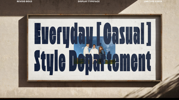 Revoid Bold Condensed Font