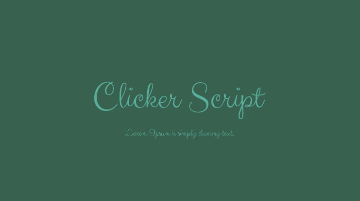 Clicker Script Font Download Free Pc Mac And Web Font