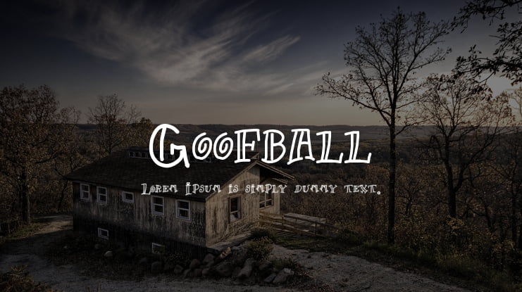 Goofball Font