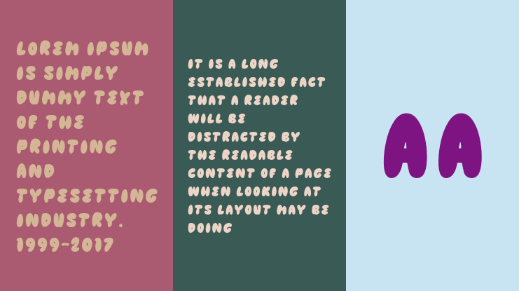 Blubero Font Family