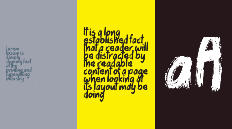 Sketch Brush Font