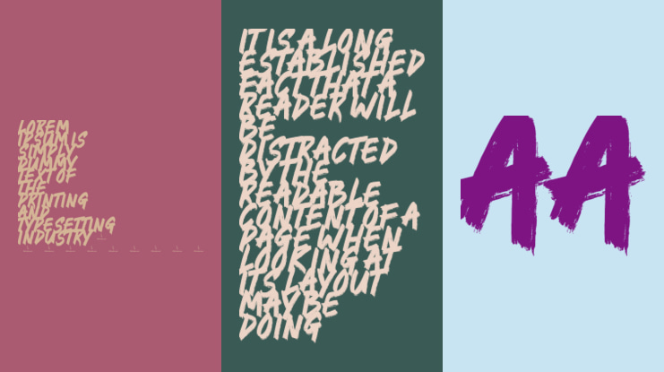 Daily Brush Font