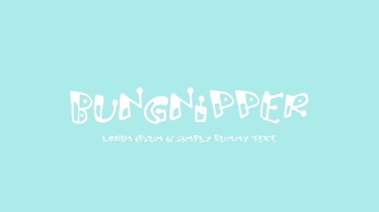 Bungnipper Font