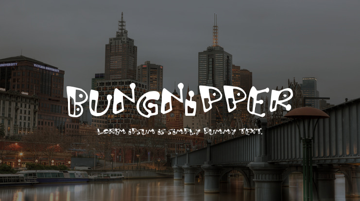 Bungnipper Font