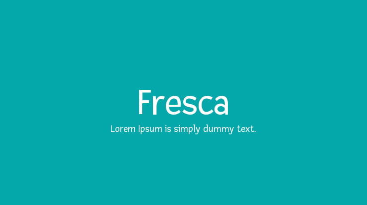 Fresca Font