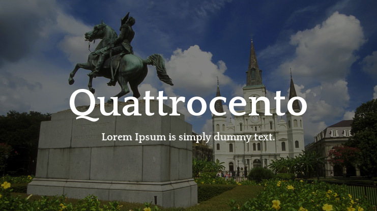 Quattrocento Font Family