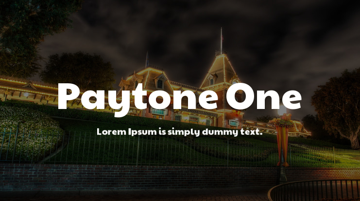 Paytone One Font Family