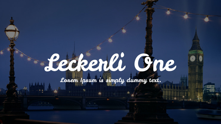 Leckerli One Font