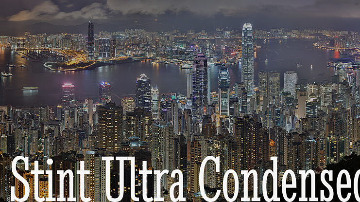 Stint Ultra Condensed Font