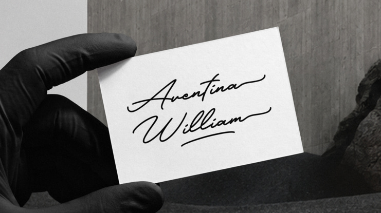 Libertian Signature Demo Font