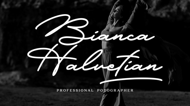 Libertian Signature Demo Font
