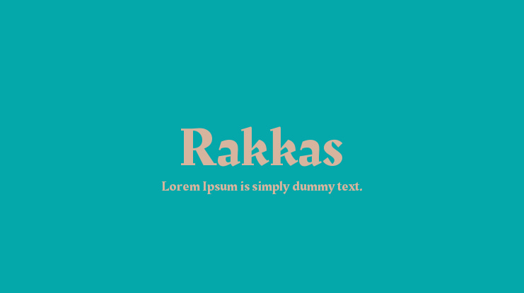 Rakkas Font