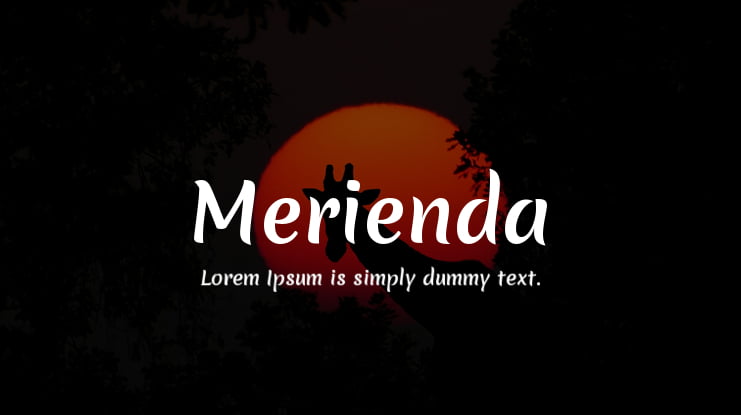 Merienda Font Family
