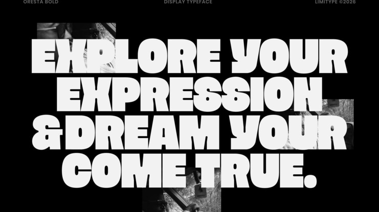 Oresta Bold Display Font