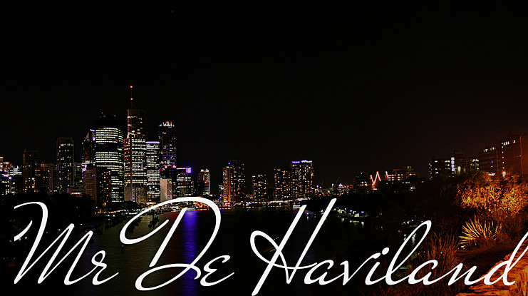 Mr De Haviland Font
