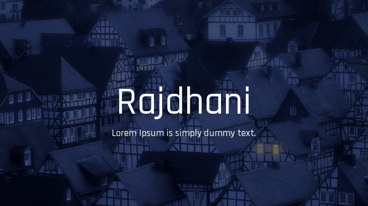 Rajdhani Font Family