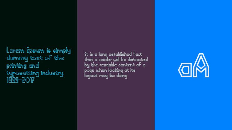 Virxen Outline Font Family