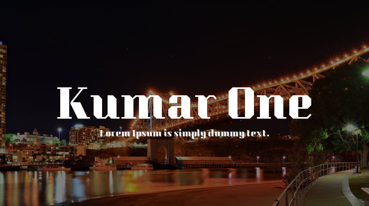 Kumar One Font