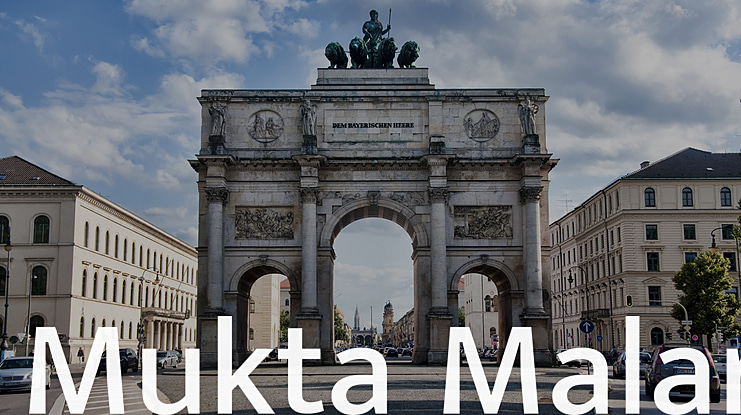 Mukta Malar Font Family