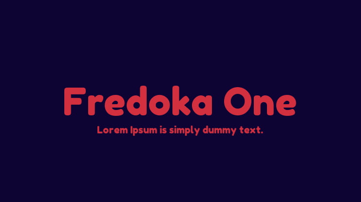 Fredoka One Font
