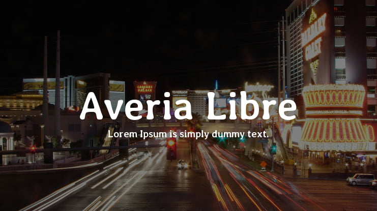 Averia Libre Font Family