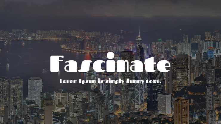 Fascinate Font