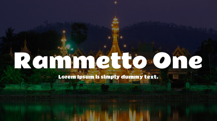 Rammetto One Font