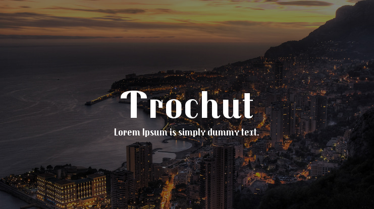 Trochut Font Family
