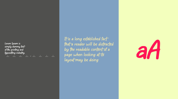 Notebook Writing Font