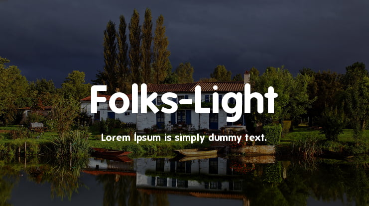 Folks-Light Font Family