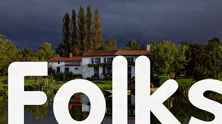 Folks-Light Font Family