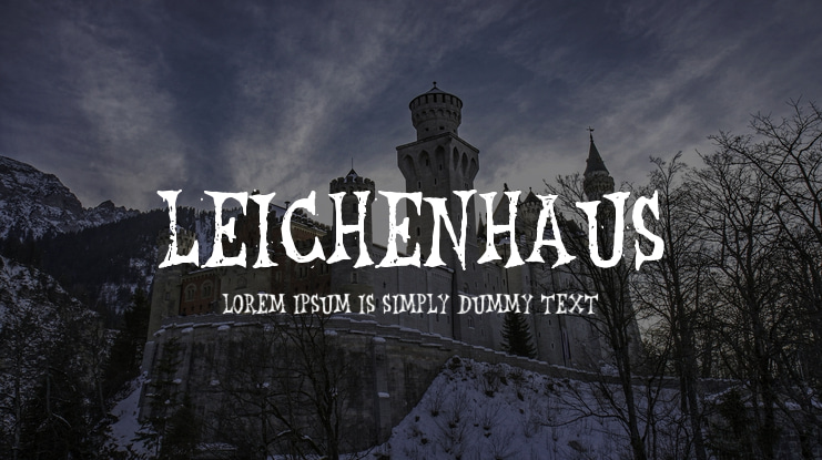 Leichenhaus Font