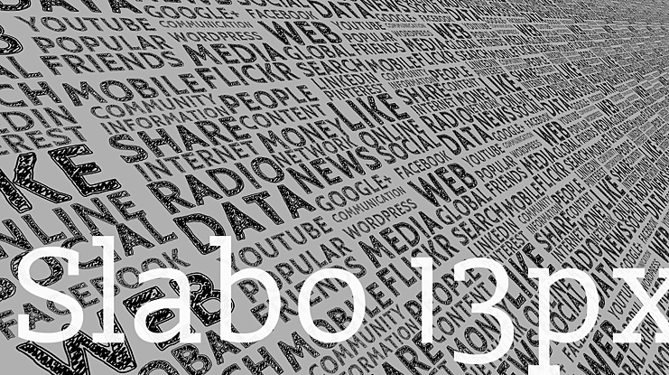 Slabo 13px Font