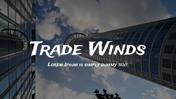 Trade Winds Font Family