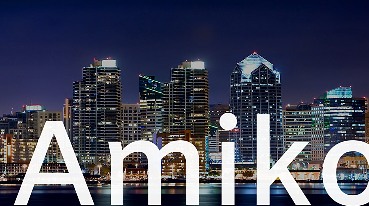 Amiko Font Family