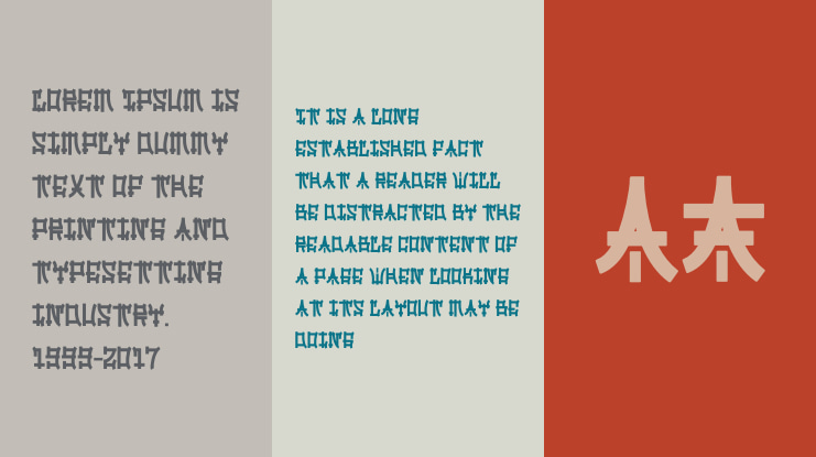 Chinese Empire Font
