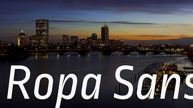 Ropa Sans Font Family