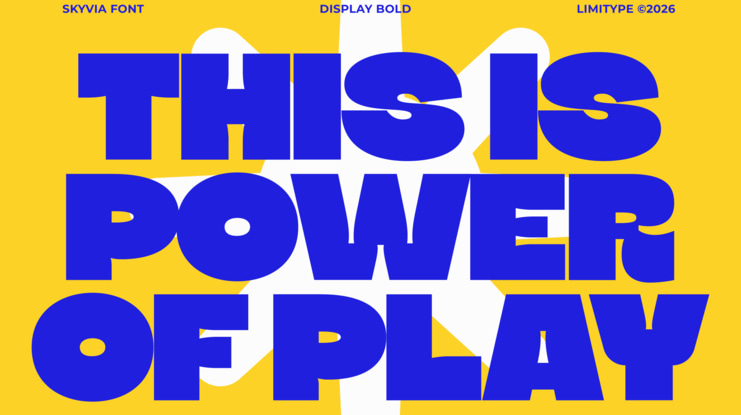 Skyvia Bold Inktrap Font