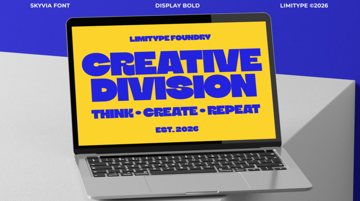 Skyvia Bold Inktrap Font
