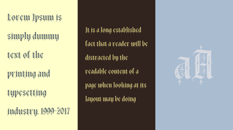 Gothica Sanctora Font