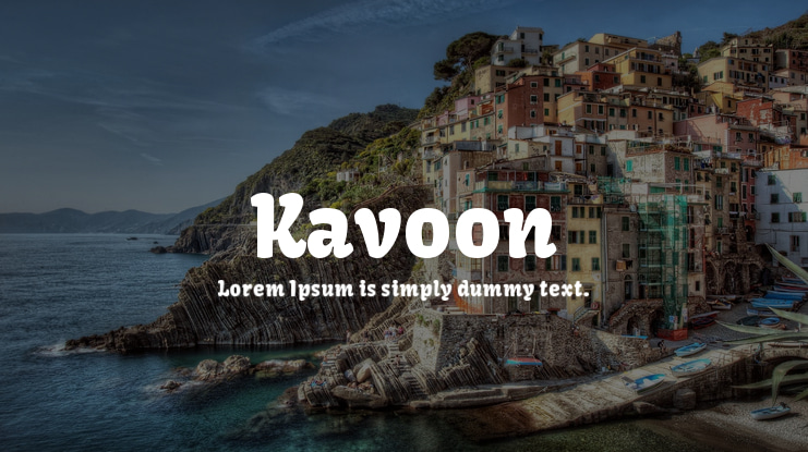 Kavoon Font