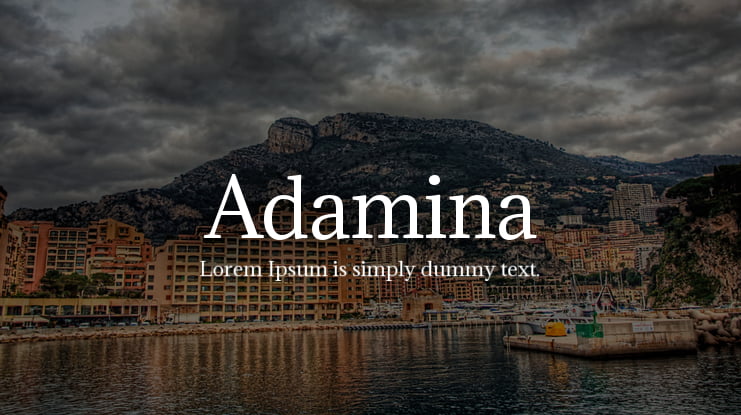 Adamina Font