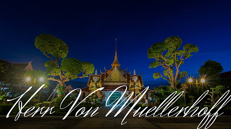 Herr Von Muellerhoff Font