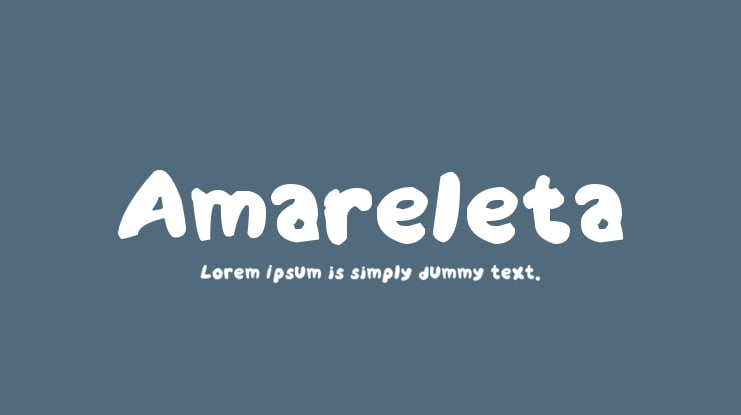 Amareleta Font