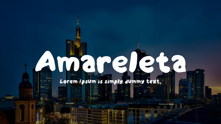 Amareleta Font