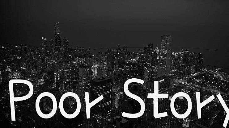 Poor Story Font
