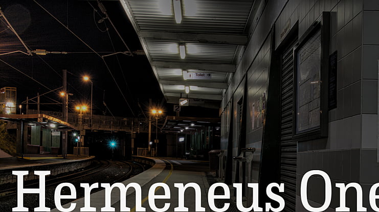 Hermeneus One Font
